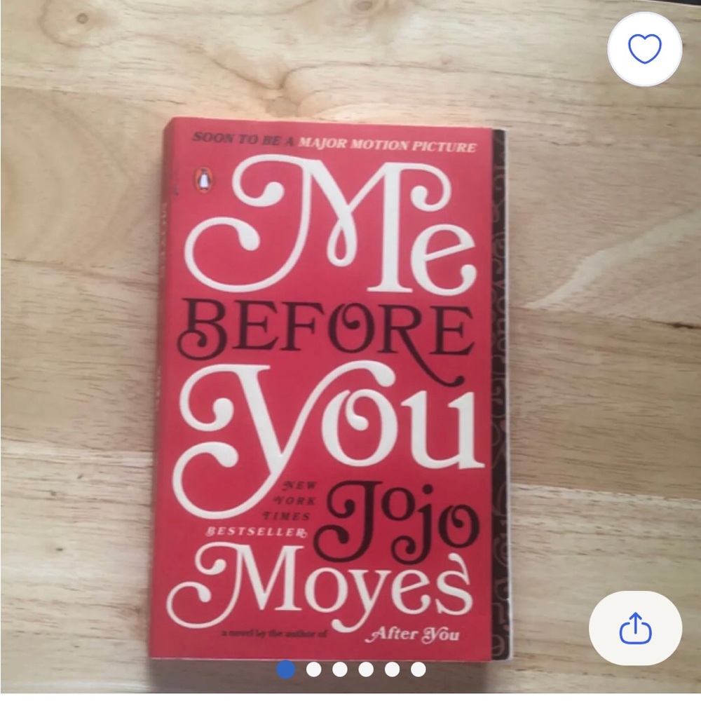 Me Before You by Jojo Moyes Penguin Edition Softcover Romance Fiction Book